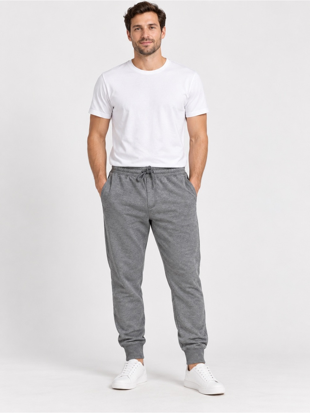 NWOT Eddie Bauer Gray Heather Jogger Sweatpants